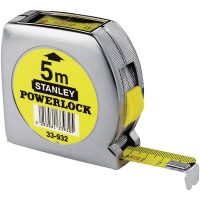 Kort måttband av stål med toppavläsning Powerlock STANLEY