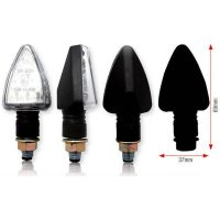 Korta Blinkers Tri Led Svart Universal BIHR