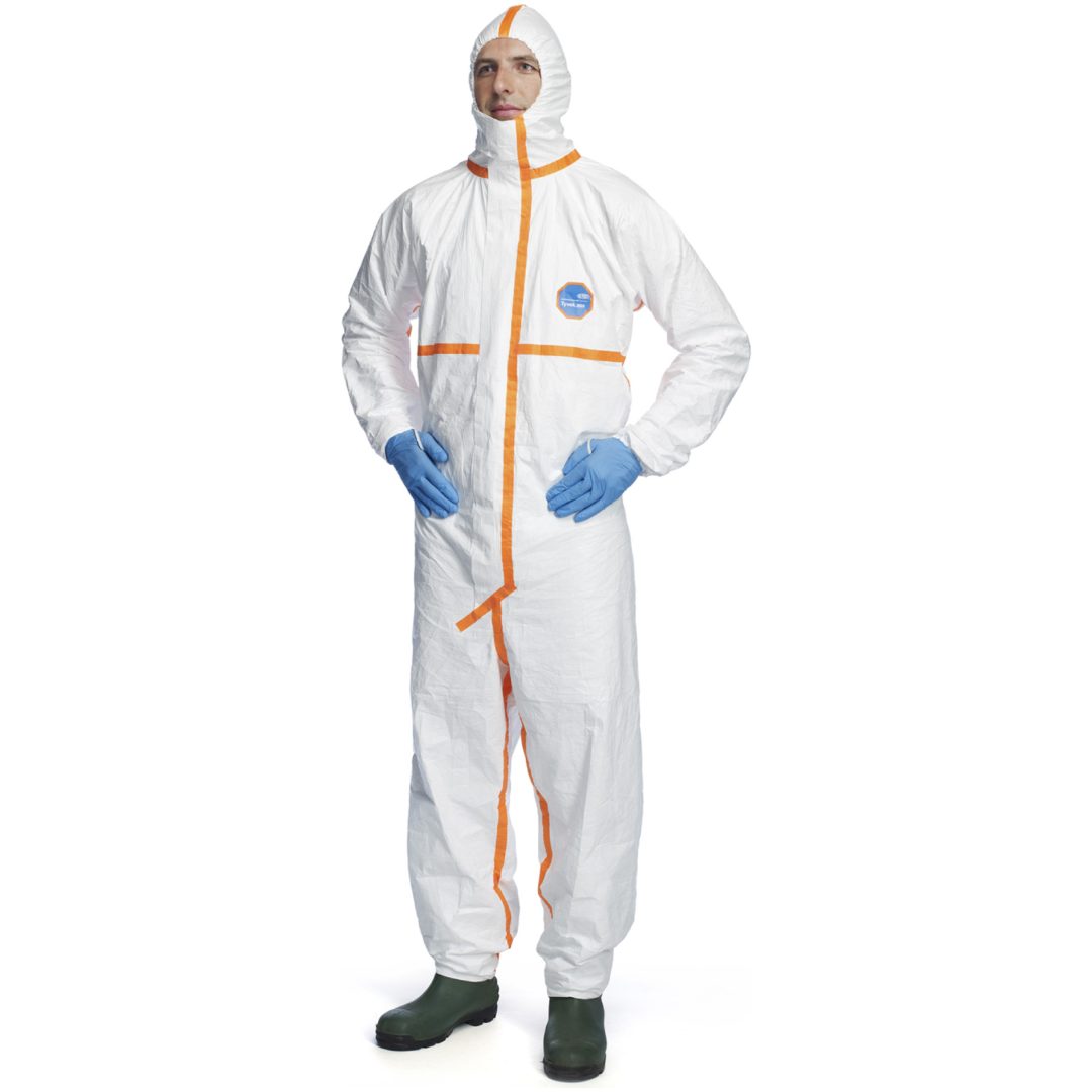 Korttidsoverall Tyvek 800 J KORTTIDSOVERALL 800J VIT S