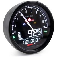 KOSO D80 TNT-05 Speedometer/Tachometer Black Ring
