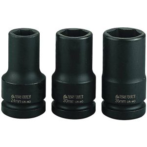 Krafthylsa Med 1tum fyrkantsfäste 910624 / 910636 Teng Tools