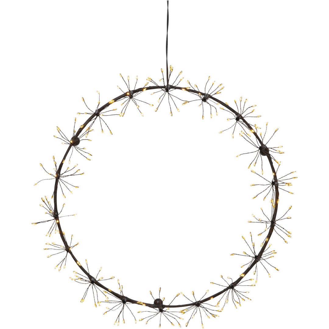 Krans Dew drop flower Svart Star Trading – bild 5