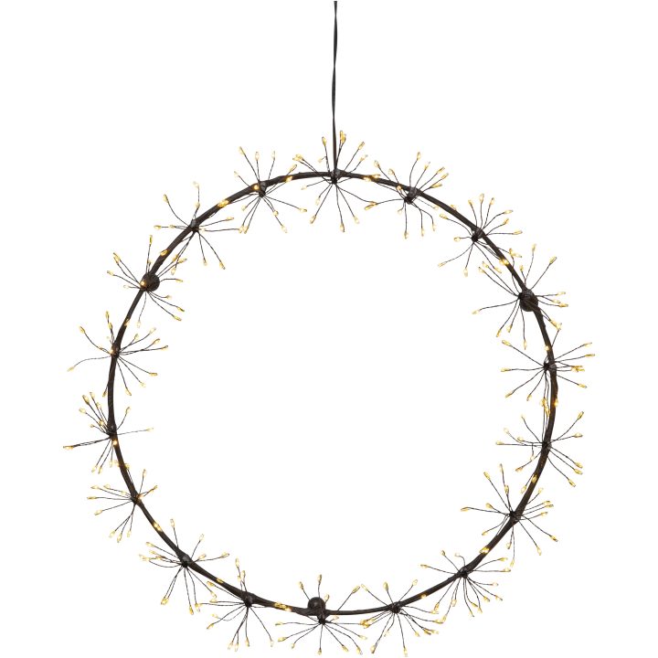 Krans Dew drop flower Svart Star Trading – bild 7