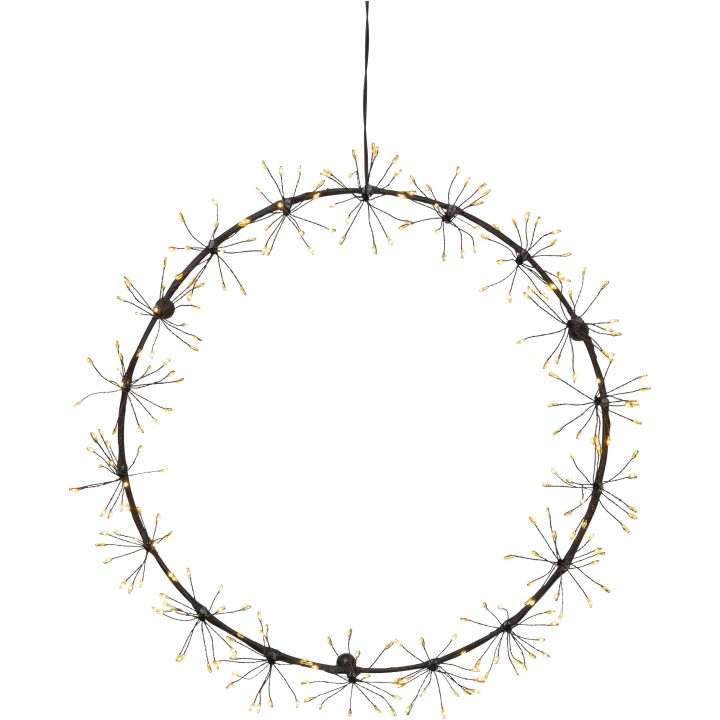 Krans Dew drop flower Svart Star Trading – bild 7