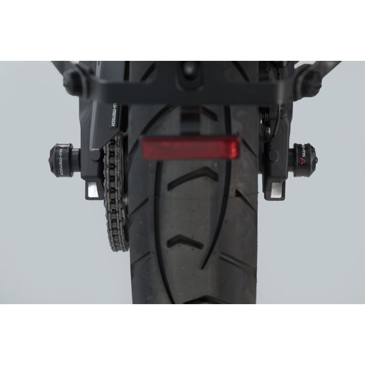 Kraschpuckar Hjulaxel Fram SW-MOTECH Glidsats – bild 5
