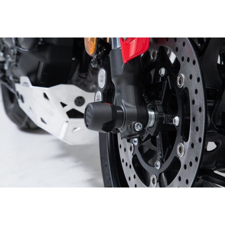 Kraschpuckar Hjulaxel Fram SW-MOTECH Glidsats – bild 4