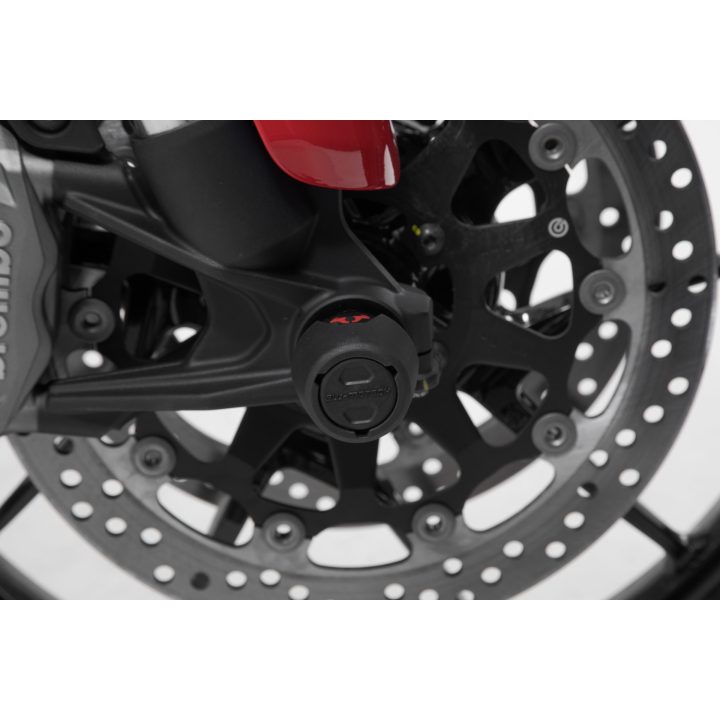 Kraschpuckar Hjulaxel Fram SW-MOTECH Glidsats – bild 6