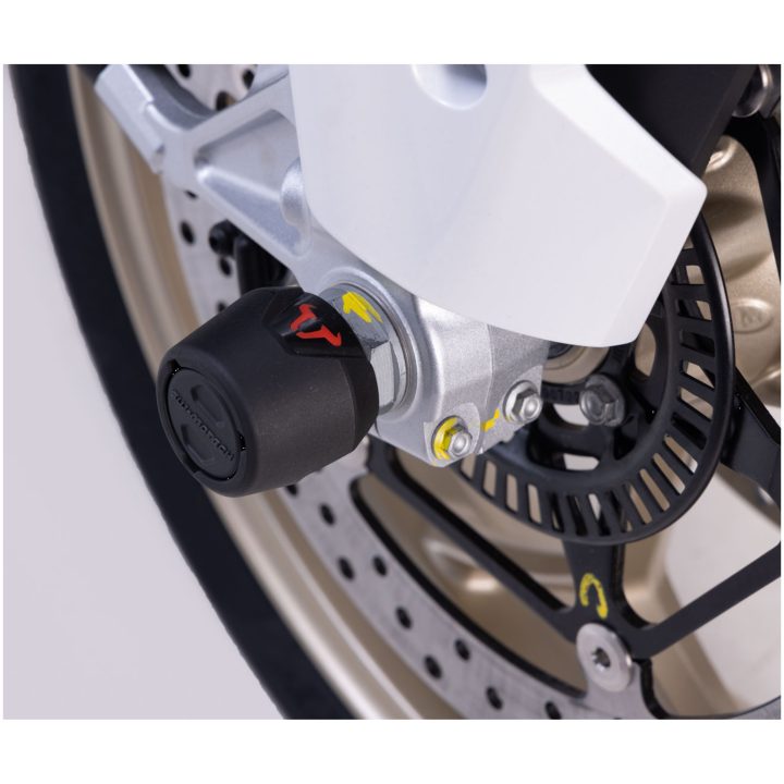 Kraschpuckar Hjulaxel Fram SW-MOTECH Glidsats – bild 4