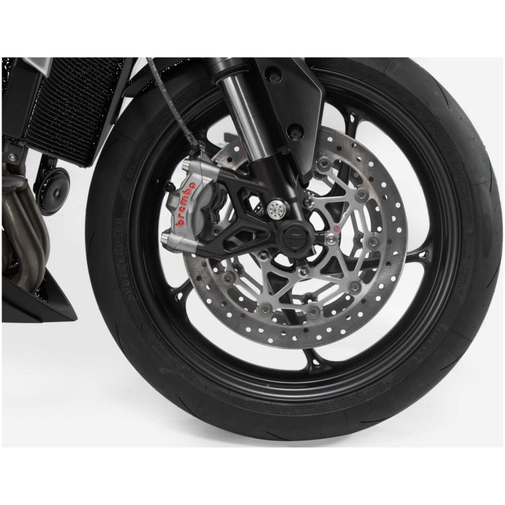 Kraschpuckar Hjulaxel Fram SW-MOTECH Glidsats – bild 3