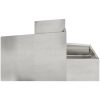Kruka 80x80x5 Rostfritt Stål vidaXL Medel – miniatyr 6