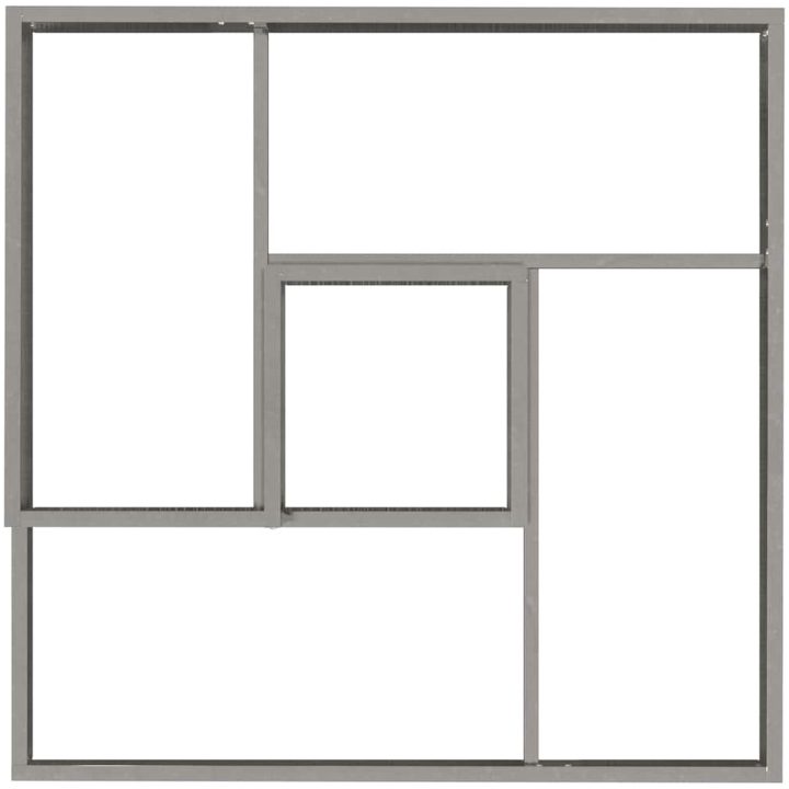 Kruka 80x80x5 Rostfritt Stål vidaXL Medel – bild 8