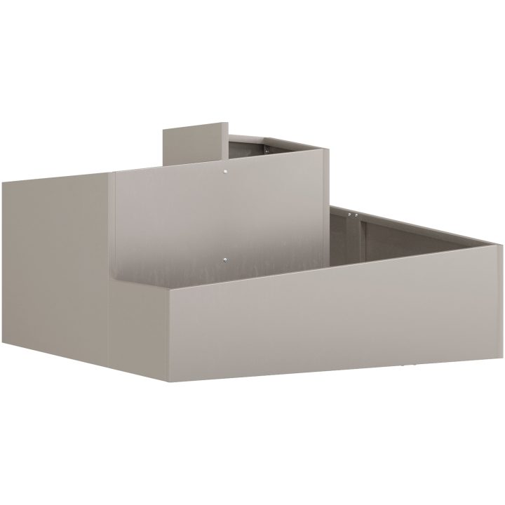 Kruka Väderbeständigt Stål vidaXL 80 x 80 x 50 cm – bild 5