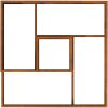 Kruka Väderbeständigt Stål vidaXL 80 x 80 x 50 cm – miniatyr 9