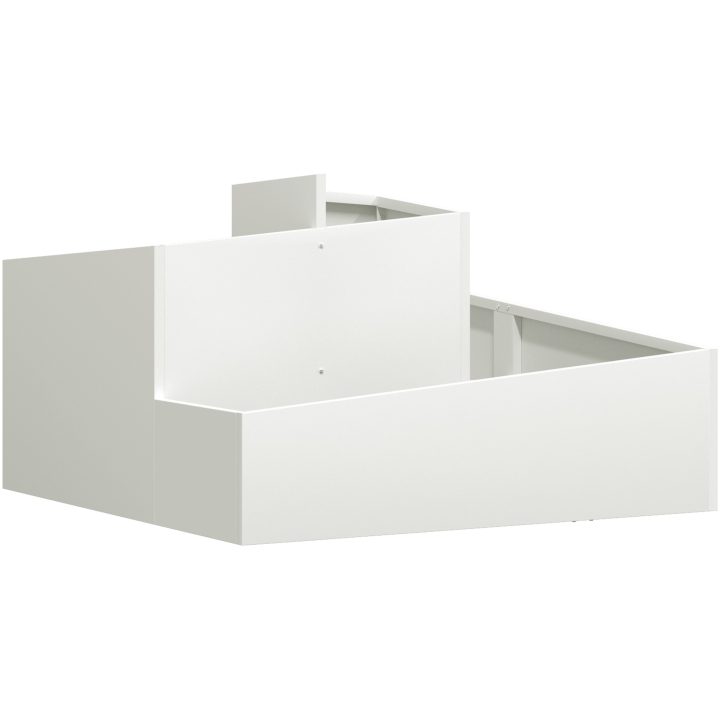 Kruka Vit Kallvalsträ vidaXL 80 x 80 x 50 cm – bild 2