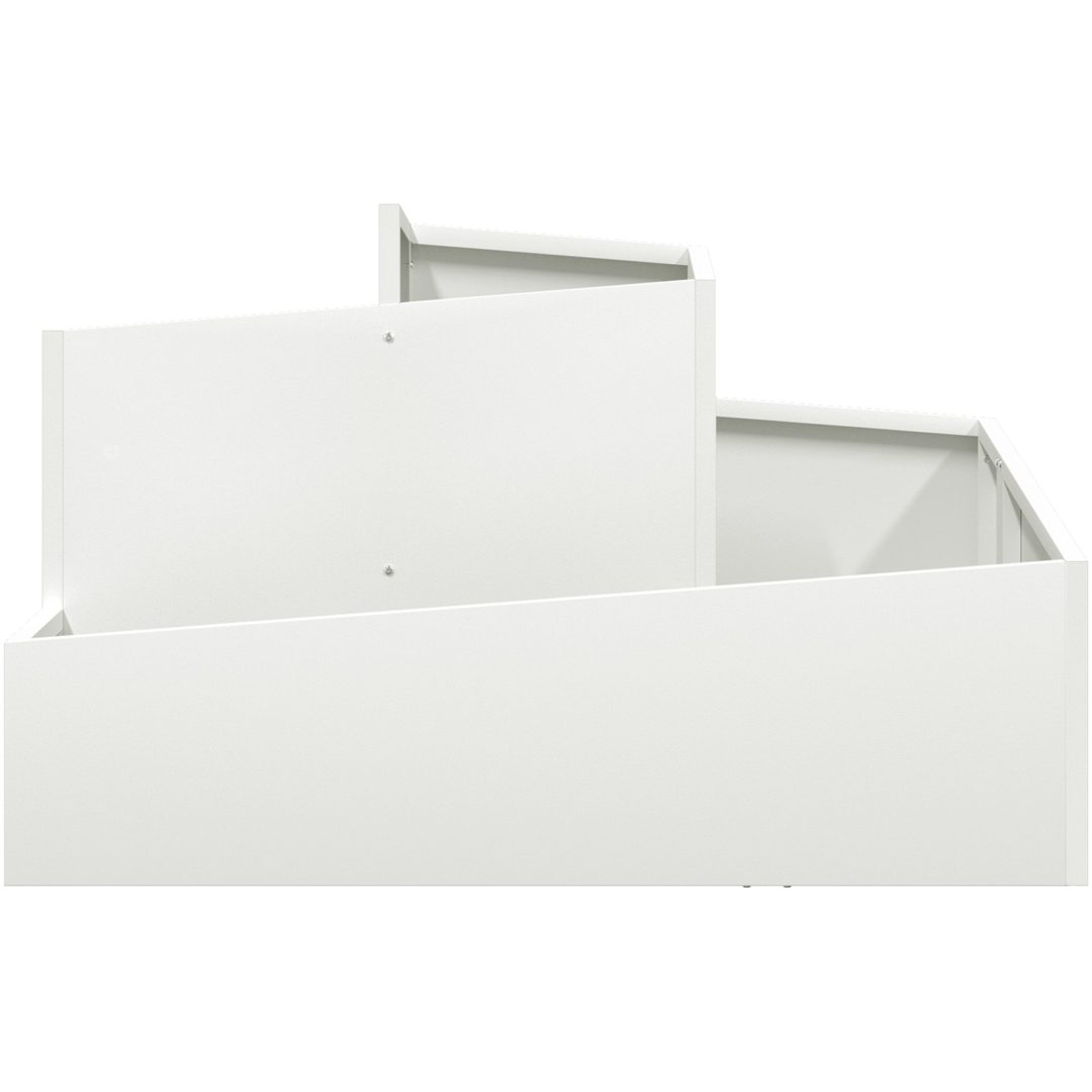 Kruka Vit Kallvalsträ vidaXL 80 x 80 x 50 cm – bild 5