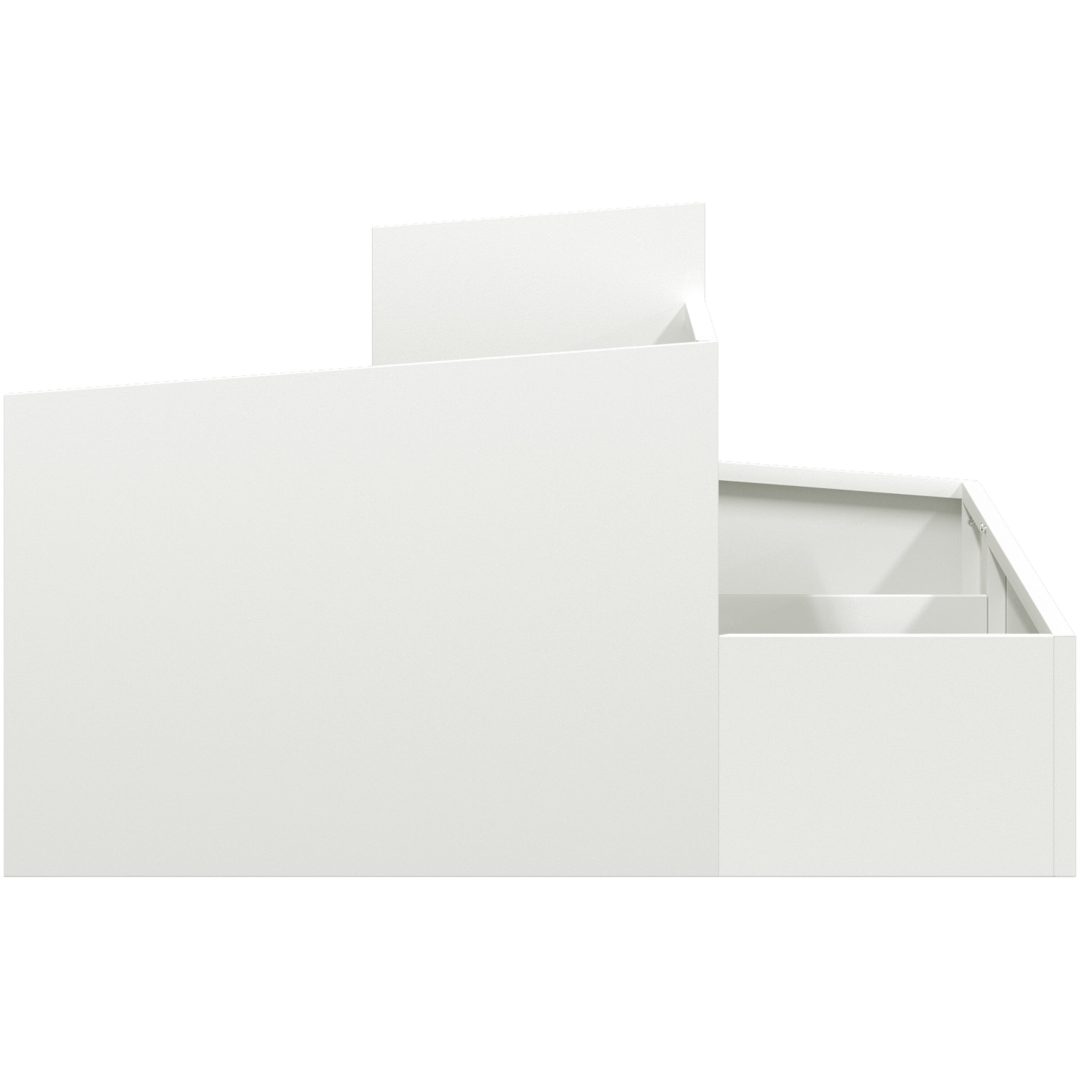 Kruka Vit Kallvalsträ vidaXL 80 x 80 x 50 cm – bild 6