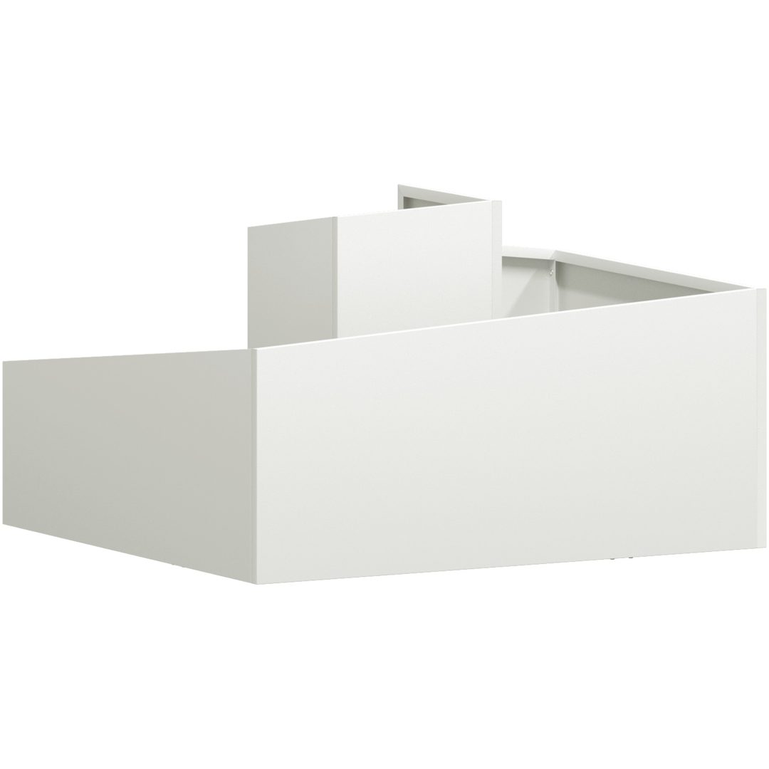 Kruka Vit Kallvalsträ vidaXL 80 x 80 x 50 cm – bild 7