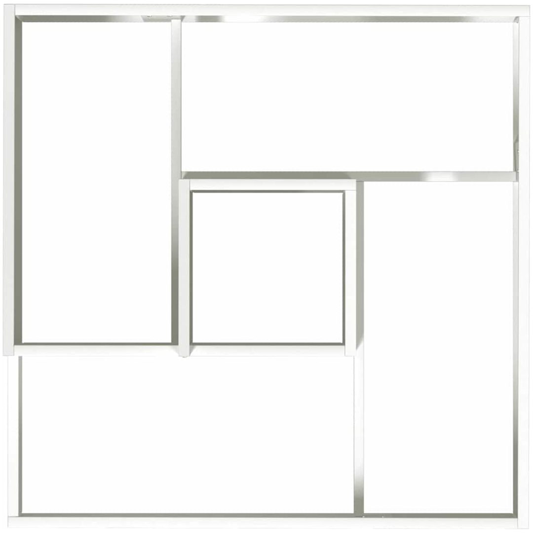 Kruka Vit Kallvalsträ vidaXL 80 x 80 x 50 cm – bild 8
