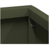 Krukor och Planterare Olivgrön Metall 100 cm längd Planterare vidaXL 100 x 100 x 50 cm – miniatyr 9