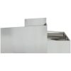 Krukor & Planter Galvaniserad Galvaniserad Metall Medium till Stor vidaXL 100 x 100 x 50 cm – miniatyr 6