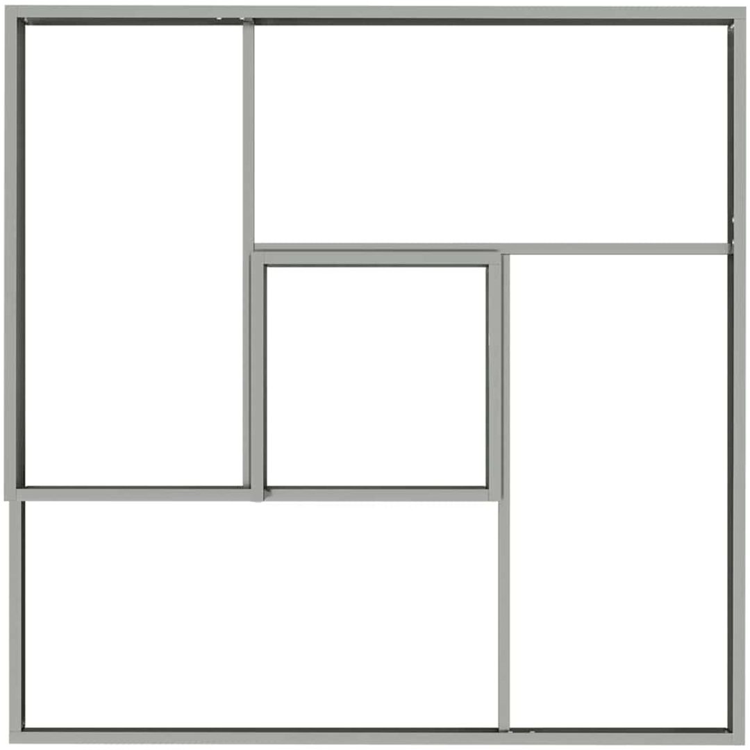 Krukor & Planter Galvaniserad Galvaniserad Metall Medium till Stor vidaXL 100 x 100 x 50 cm – bild 8
