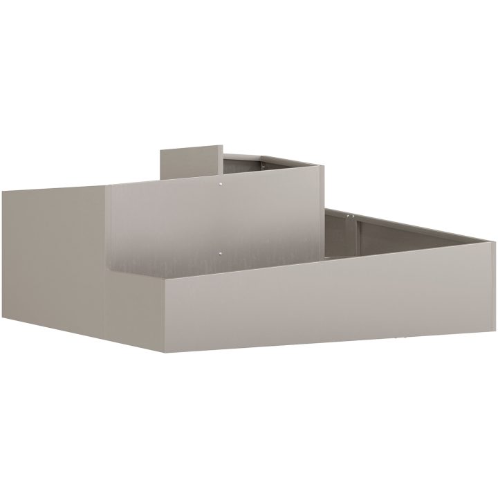 Krukor & Planterare Cortenstål Stor Hållbar Metallkruka vidaXL 100 x 100 x 50 cm – bild 5