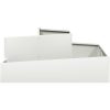 Krukor & Planterare Vit Plast Medium Dekorativa Inläggningar vidaXL 100 x 100 x 50 cm – miniatyr 5