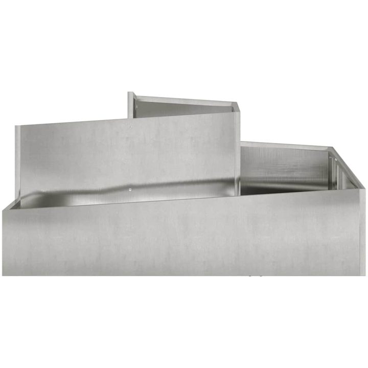 Krukor & Planteringar Rostfritt Stål Planteringar vidaXL Medium – bild 5