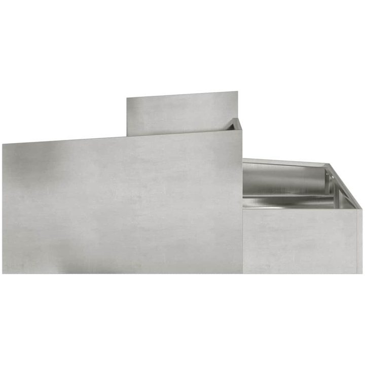 Krukor & Planteringar Rostfritt Stål Planteringar vidaXL Medium – bild 6