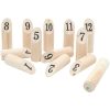 Kubbset 13 delar med väska massiv furu vidaXL – miniatyr 3
