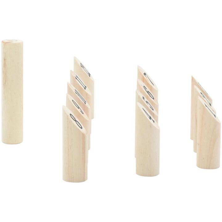 Kubbset 13 delar med väska massiv furu vidaXL – bild 4