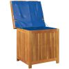 Kuddlåda utomhus massivt trä akacia vidaXL 60 x 50 x 61 cm – miniatyr 4