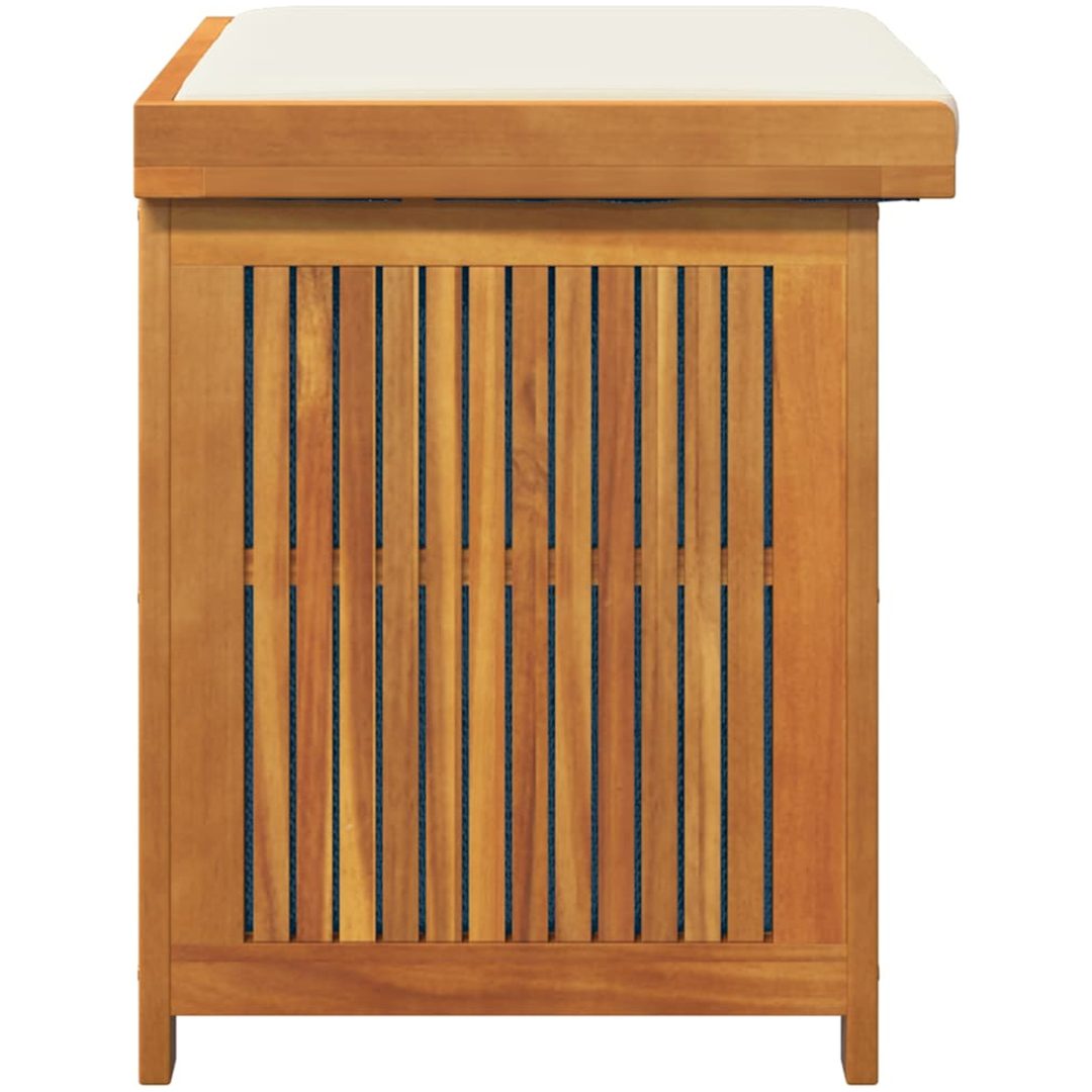 Kuddlåda utomhus massivt trä akacia vidaXL 60 x 50 x 61 cm – bild 6
