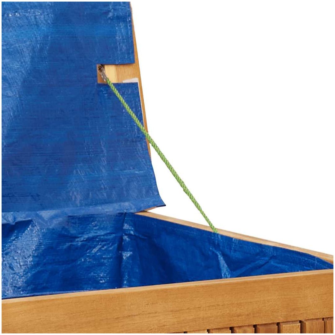 Kuddlåda utomhus massivt trä akacia vidaXL 60 x 50 x 61 cm – bild 10