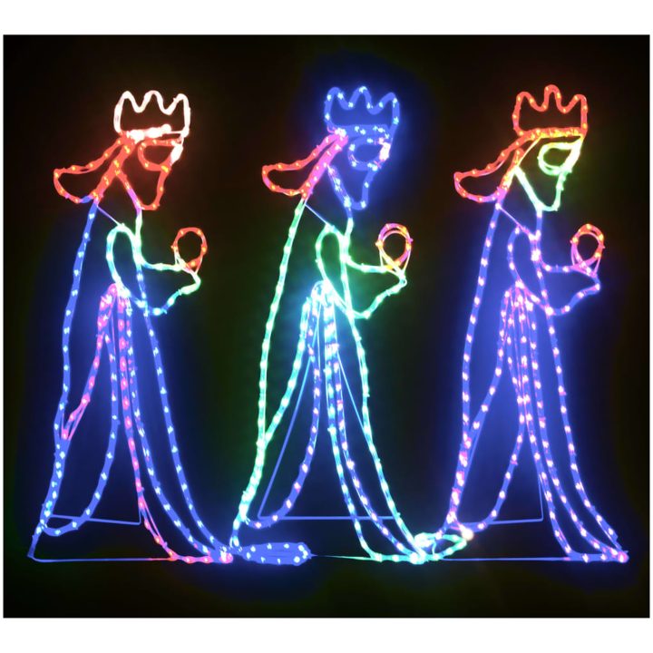 Kungliga figurer ljusslinga med 504 LEDs 99,5x45,5 cm vidaXL – bild 3