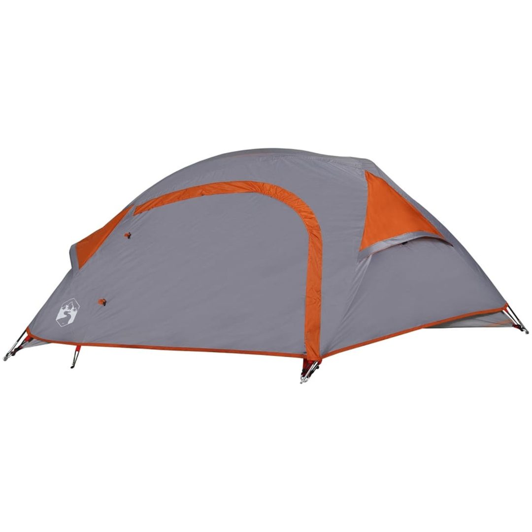 Kupoltält 1 person orange vattentätt vidaXL – bild 7
