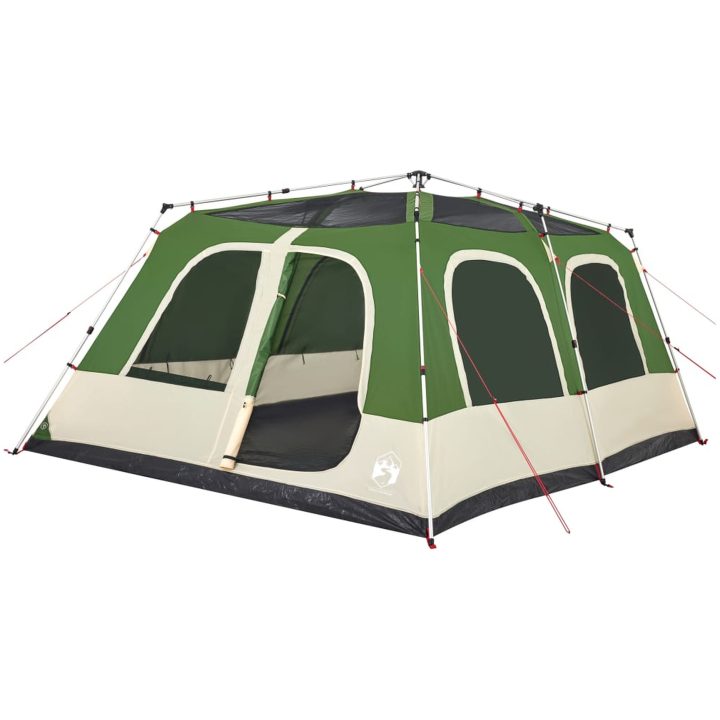 Kupoltält 10 personer grön snabbrest vidaXL – bild 4