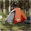 Kupoltält 2 personer orange vattentätt vidaXL 2 - Person – miniatyr 3