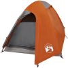 Kupoltält 2 personer orange vattentätt vidaXL 2 - Person – miniatyr 4
