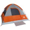 Kupoltält 4 personer orange vattentätt vidaXL 4 - Person – miniatyr 5