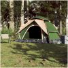 Kupoltält 5 personer grön snabbrest vidaXL 5 - Person – miniatyr 3
