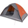 Kupoltält 6 personer orange vattentätt vidaXL 6 - Person – miniatyr 2