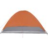Kupoltält 6 personer orange vattentätt vidaXL 6 - Person – miniatyr 10