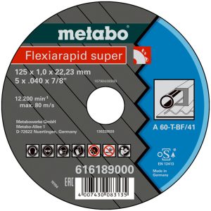 Kvalitetsklass A 60-T / A 46-T Flexiarapid Super stål METABO