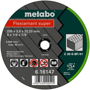 Kvalitetsklass C 30-S Flexiamant Super sten METABO