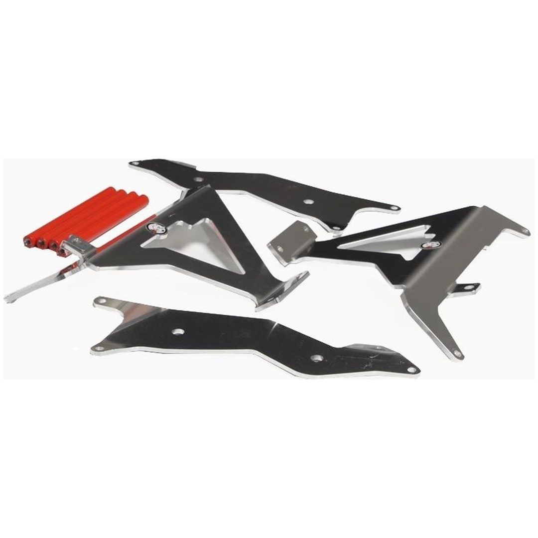 Kylarskydd Aluminium Röd AXP – bild 3