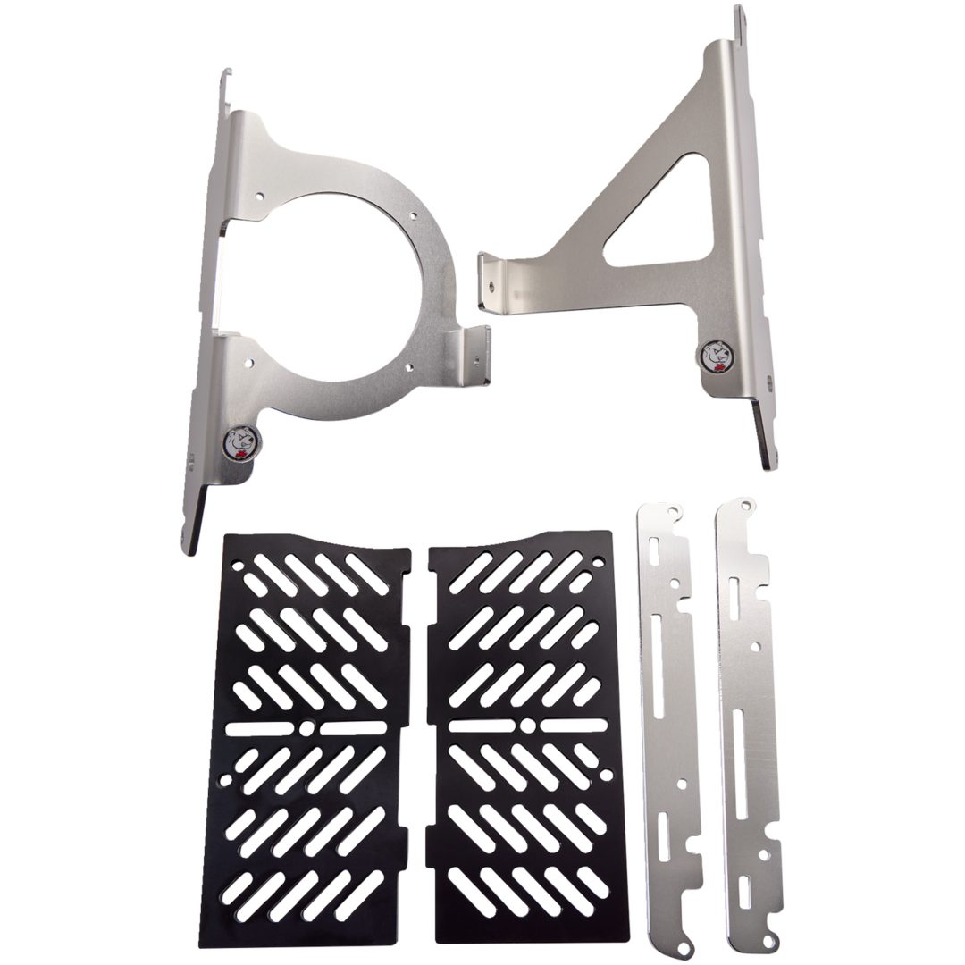 Kylarskydd Xtrem Svart/silver AXP RACING