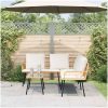 L-formad soffa Natural Poly Rattan vidaXL 231 x 173 x 78 cm – miniatyr 3