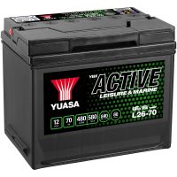 L26-70 Active Leisure Battery 12V 70Ah 480A YUASA