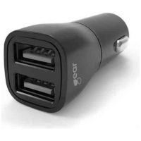 LADDARE 12/24V 2XUSB-A3.4A SVART